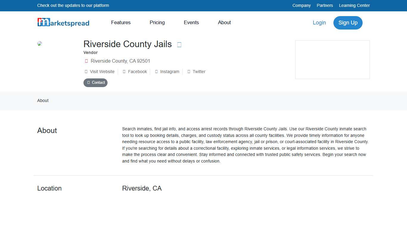 Riverside County Jails - Marketspread